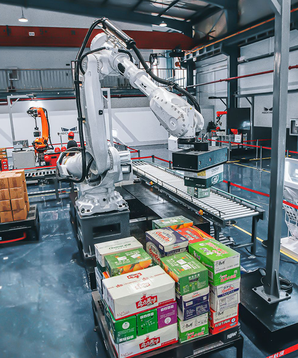 Automobile assembly line representing discrete manufacturing